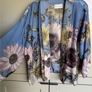 One Hundred Stars Floral Kimono Cardigan